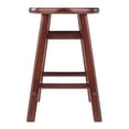 thumbnail image 3 of Element 2pc Dining Stools with Square Legs in Walnut Finish, 3 of 4