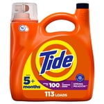 Tide Laundry Detergent Liquid, Spring Meadow Scent, Works on 100% of Common Stains, 3 Litres, 100 Wash Loads