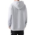 thumbnail image 2 of Innerwin Chandail à Capuchon à Cordon pour Hommes, Sport, Manches Longues, Décontracté, Gris Pâle, 2TG, 2 of 3