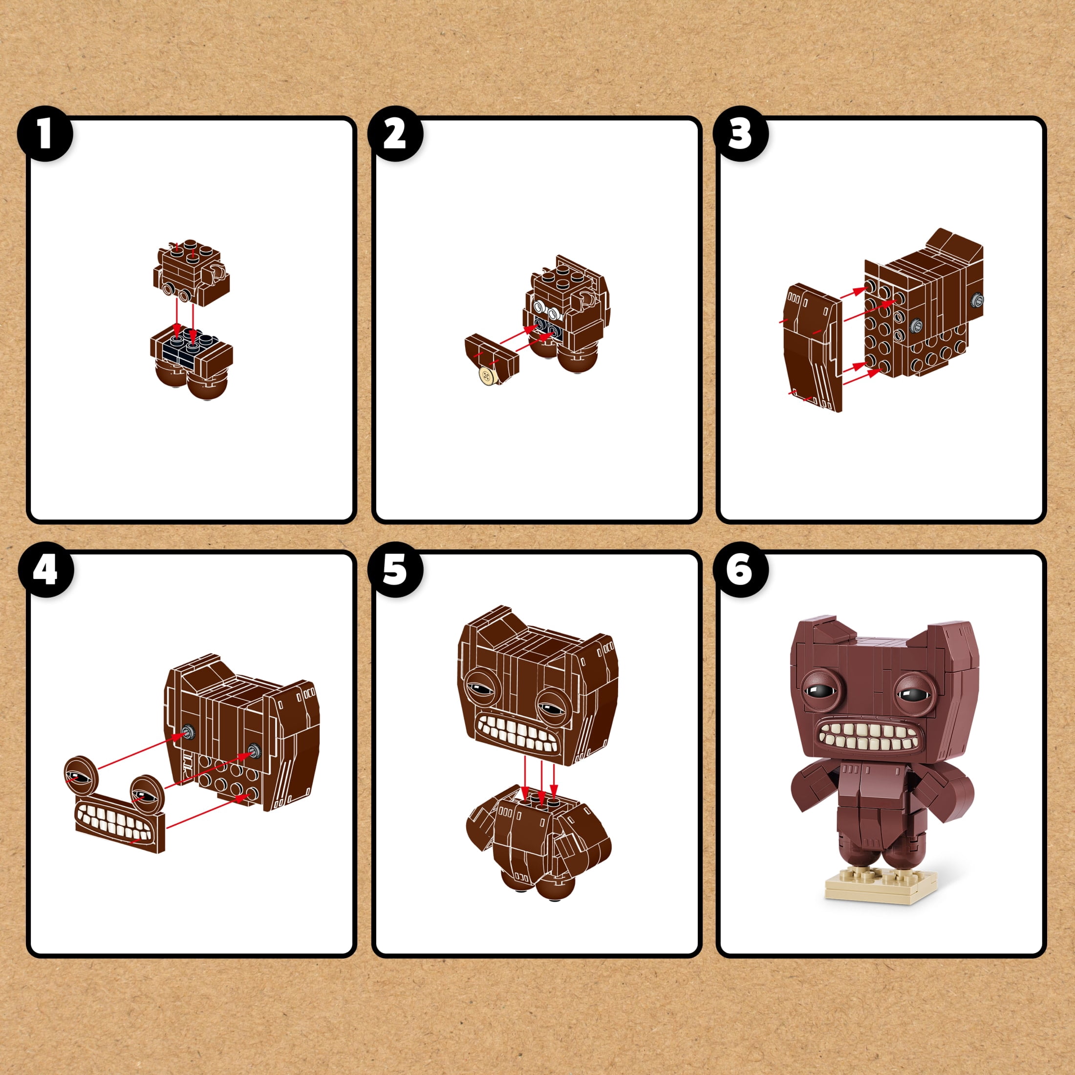 Collection MAX BUILD MORE Premium Fugglers (Squidge) de ZURU - Jeu de briques de construction en plastique pour enfants de 8 ans et plus