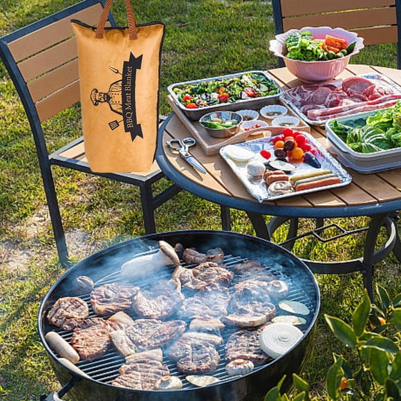 Food Storage Solutions for BBQ Meat – Insulated Brisket Resting Blanket with Zipper and Foldable Large Capacity Bag