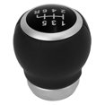 thumbnail image 1 of Knob, Gearstick Head 6 Speed Comfortable Grip Artificial Leather  For Cars Black, 1 of 8
