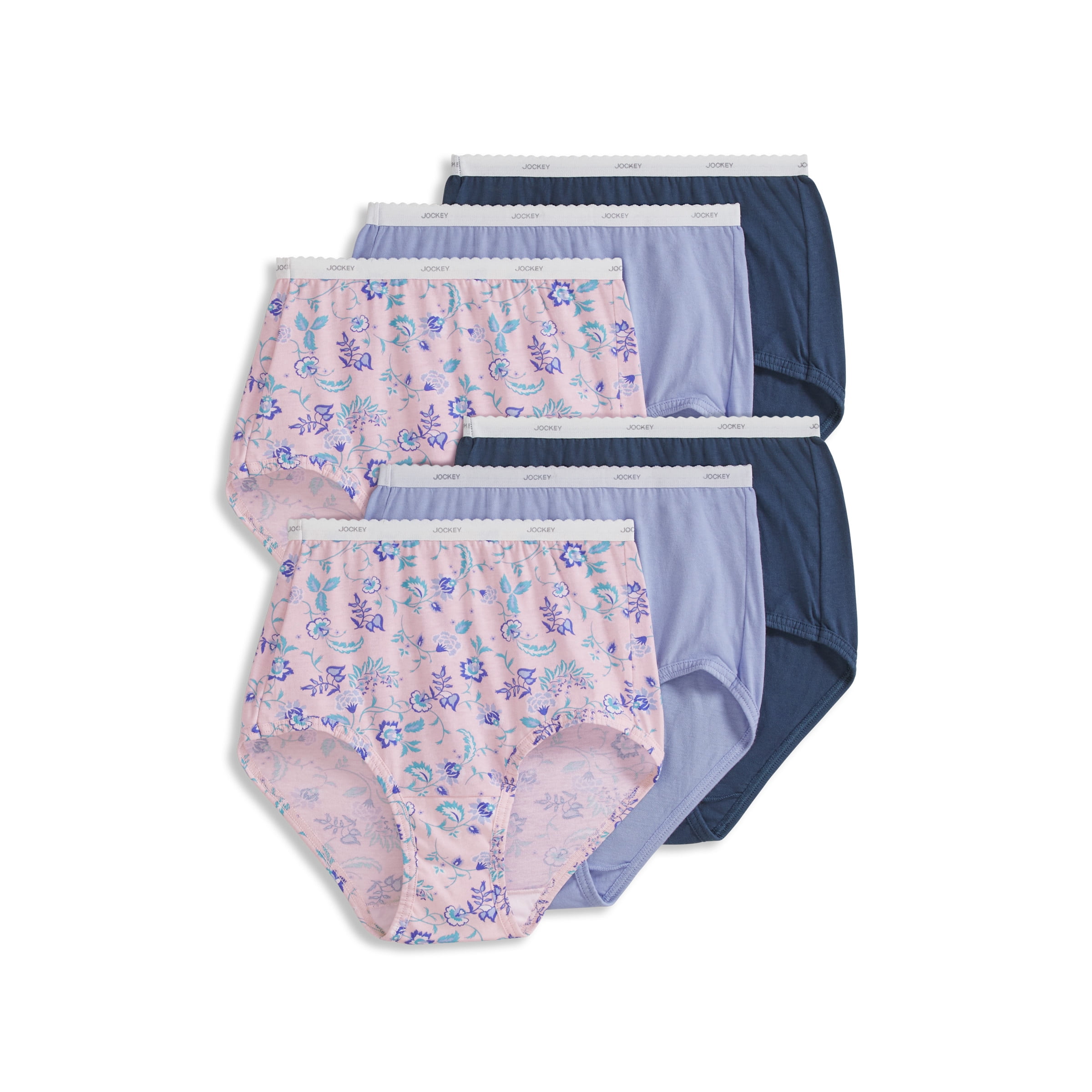 Jockey Women's Plus Size Classic Brief - 6 Pack