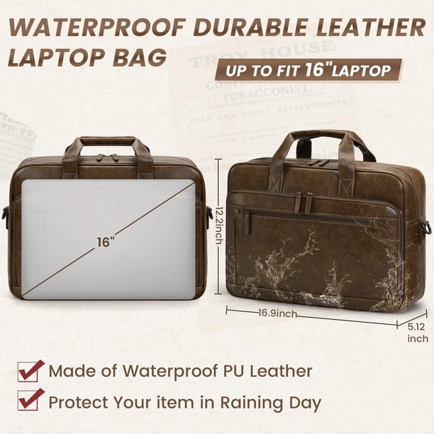 Messenger Bag For Men RAINSMORE 16