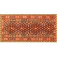 thumbnail image 1 of Ahgly Company Indoor Rectangle Traditional Orange Southwestern Area Rugs, 2' x 3', 1 of 6
