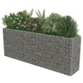 thumbnail image 2 of vidaXL Gabion Lit Surélevé Acier Galvanisé 270x50x100 cm, 2 of 5