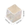 thumbnail image 3 of Birdeem Ceramic Cheese Organizer, Desktop Storage Jar For Pens And Makeup Brushes, Cheese Shaped Decor With Lid, Compact Home Office Decor, 3 of 7