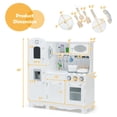 thumbnail image 3 of Costway Play Kitchen Pretend Play Cookware  Set Toys for Kids w/ Water Dispenser, 3 of 10