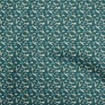 thumbnail image 1 of oneOone Rayon Teal Green Fabric Travel Sewing Craft Projects Fabric Prints By Yard 56 Inch Wide, 1 of 5