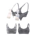 thumbnail image 5 of Women‘s Wireless Lace Up Front Open Lactation Bra  Comfortable Buckle Up Lactation Bra, 5 of 5
