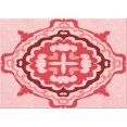 thumbnail image 1 of Ahgly Tapis Rectangulaire Lavable en Machine Intérieur Transitionnel Rouge Clair Rose, 5 Pieds x 7 Pieds, 1 of 7