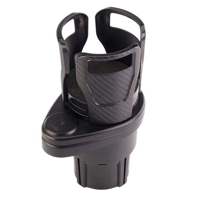 TUWABEI Porte-Gobelet de Voiture Multifonctionnel Support de Boisson Support Monté sur Véhicule Rallonge Porte-Gobelet en Fibre de Carbone Cendrier Modifié