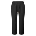 thumbnail image 1 of Ediodpoh Men's Casual Cotton and Linen Drawstring Pants Men Pants Black XL, 1 of 8