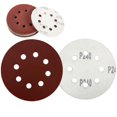 thumbnail image 1 of 10 Pcs Disques de Ponçage à Crochets et Boucles de 5 Pouces à 8 Trous Papier Peint Rond Rouge, Tampons de Papier Peint Ronds à Crochets et Boucles, Tampons de Papier Peint à l'Oxyde d'Aluminium, pour Ponceuse Orbitale Aléatoire Q2Z9, 1 of 1