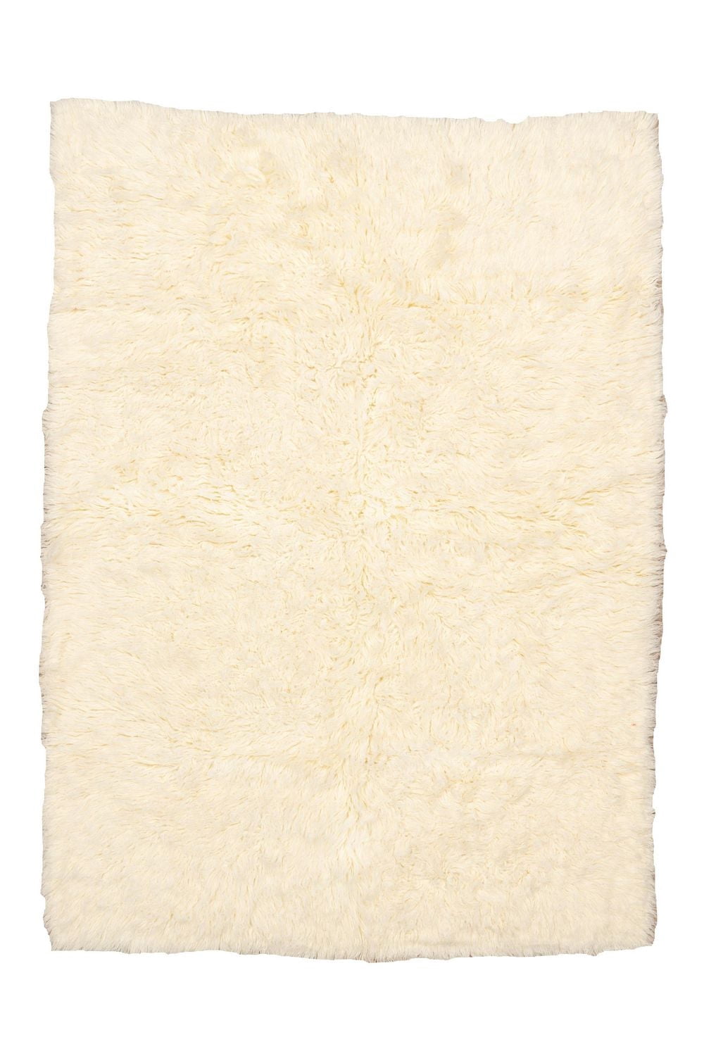 3A Flokati 2000gr 4' x 6' Area Rug, Natural