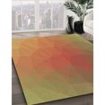 thumbnail image 3 of Ahgly Company Tapis Rond Lavable en Machine Intérieur Caramel Brun, 4 Pieds Rond, 3 of 7