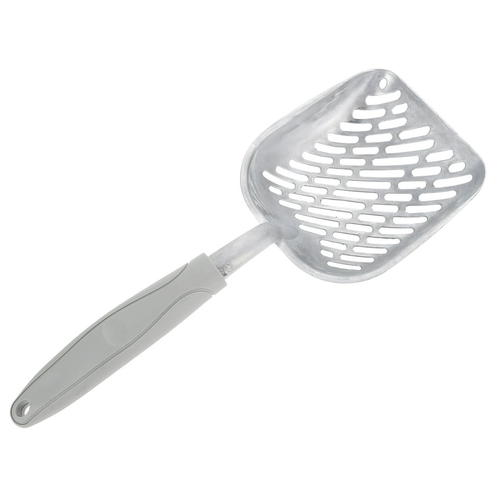 CHOK Cat Litter Shovel Pet Supplies Clumping Feeder Pine Pellet Grey