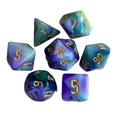 thumbnail image 1 of 7 Pcs Accessoires de Fête Polyédriques à Multiples Faces Nouveauté pour DND RPG, 1 of 8