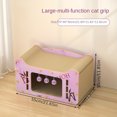 thumbnail image 1 of 1pc Lit de Chat, Nid de Chat avec Planche à Gratter, Jouets d'Activité Décorative, Chaton, 1 of 5
