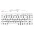 thumbnail image 2 of Clavier USB Filaire, Clavier de Jeu Rétroéclairé Coloré Rond à 87 Touches, Clavier d'Ordinateur Ergonomique Mécanique Tactile Prêt à l'Emploi pour Ordinateur de Bureau, Portable, PC, 2 of 8