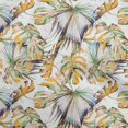 thumbnail image 1 of oneOone Rayon Mustard Yellow Fabric Leaves Sewing Craft Projects Fabric Prints By Yard 56 Inch Wide, 1 of 5