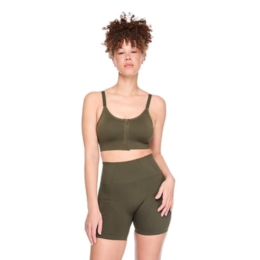 Soutien-gorge à fermeture éclair à l’avant Athletic Works pour femmes