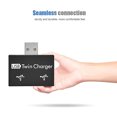 thumbnail image 3 of Usb Mini USB Hub 2 Port USB Twin Charger Splitter Adapter Converter for  PC USB Flash Drives, 3 of 8