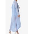 thumbnail image 4 of TheMogan Cardigan Ouvert à Manches Longues en Maille pour Femmes Mi-Mollet Caftan Transparent, 4 of 6
