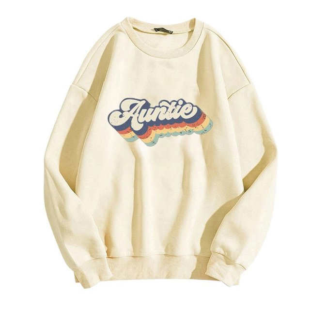 MesaSe Womens Casual Manches Longues Graphiques Tee-Shirts Sweat-Shirts Col Rond Pulls pour les Femmes