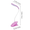 thumbnail image 3 of USB Clip Desk Lamp with Flexible Gooseneck - Portable LED Reading Light for Bedroom, Office & Study with Sturdy Clip & USB Charging, 3 of 6