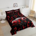 thumbnail image 4 of Erosebridal Neon Car Bedding Queen Comforter Set for Boys, Racing Car Down Comforter, Sports Decor, Reversible 3-Piece, 4 of 7
