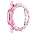 thumbnail image 1 of KAKOWELY PC Watch Protective Case Rhinestone Watch Frame Shell Accessories Compatible with Fossil Gen 5 The Carlyle HR Pink,1.73"X1.73"X0.39", 1 of 4