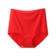 thumbnail image 2 of Innerwin sous-Vêtements Hipster Culottes pour Femmes Plage Taille Haute Culottes Douces Rouges 3TG, 2 of 3