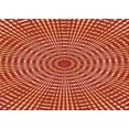 thumbnail image 1 of Ahgly Company Machine Washable Indoor Rectangle Transitional Orange Area Rugs, 8' x 10', 1 of 7