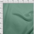 thumbnail image 3 of oneOone Georgette Viscose Sea Green Fabric Geometric Craft Projects Decor Fabric Printed By The Yard 42 Inch Wide, 3 of 4