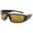 Conduite de Nuit Jaune, variante sur "The Contender" Lunettes de Soleil Sport Enveloppantes à Monture Complète Polarisées à Double Foyer pour Hommes et Femmes - Conduite de Nuit Jaune - 2,50