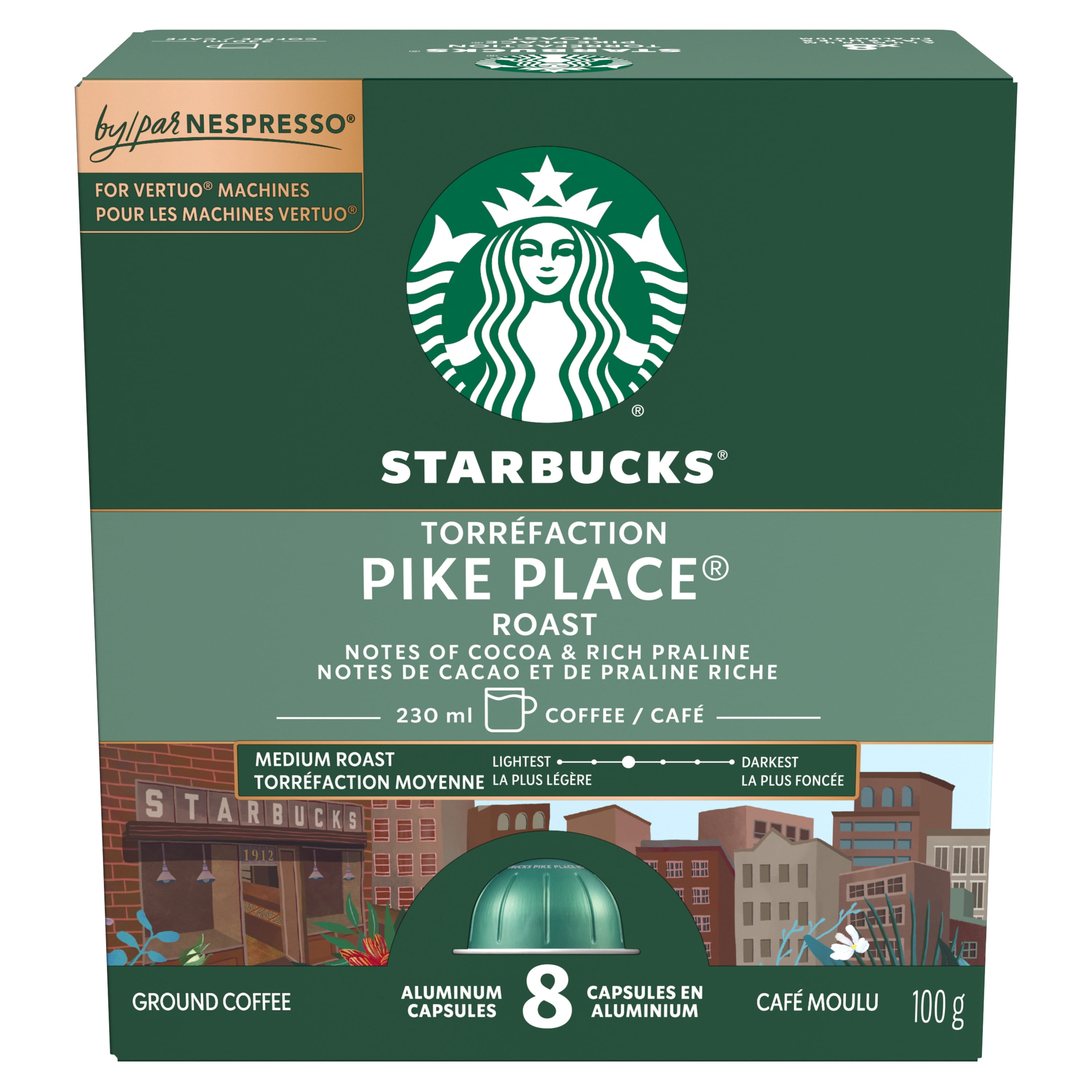 STARBUCKS Pike Place Roast For Nespresso Vertuo