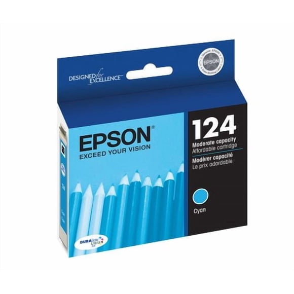 Epson 124 Moderate-Capacity Cyan Ink Cartridge
