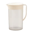thumbnail image 2 of Cold Water Pitcher for Refrigerator - Plastic Water Kettle 2 Liter Large Capacity Pitcher with Strainer Lid Heat Resistant Household, White, JKODE, 2 of 7