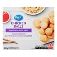 thumbnail image 1 of Great Value Frozen Chicken Balls Bag, 800 g, Great Value Frozen Chicken Balls 800g, 1 of 3