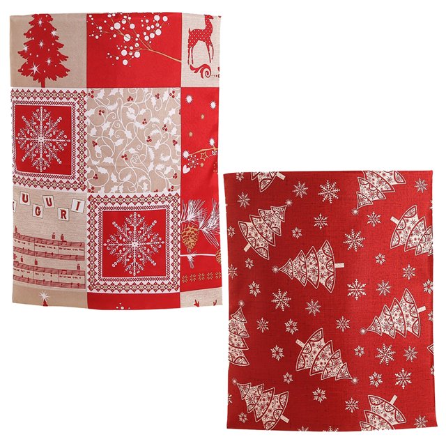 2 Pcs Housses de Chaise de Noël Père Noël Housses de Chaise