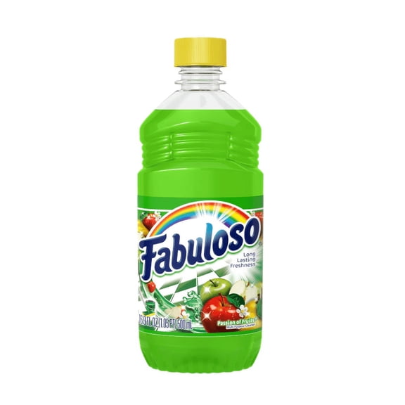 Fabuloso Nettoyant Tout Usage, Formule Concentrée 2X, Parfum Passion de Fruits, 16,9 Fl Oz