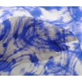 thumbnail image 4 of oneOone Viscose Chiffon Blue Fabric Florals Sewing Craft Projects Fabric Prints By Yard 42 Inch Wide, 4 of 4
