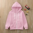thumbnail image 4 of PMVFHDE Liquidation Chandail à Manches Longues pour Filles, Col Rond Décontracté, Hauts Côtelés, Coupe Ample, Chandail, Rose, 11-12 Ans, 4 of 5