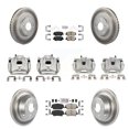 thumbnail image 1 of Transit Auto Front Rear Disc Brake Caliper Coated Rotors and Ceramic Pads Kit (10Pc) for Car 2014-2015 Kia Sorento Limited with 3.3L with Red Painted Calipers KCG-102171N, 1 of 2