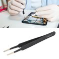 thumbnail image 4 of Tweezers, Flat Tip  2PCS Stainless Steel ESD-13 With Fine Tip For Electronics Repair ESD-13   Flat Tip, 4 of 8