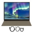 thumbnail image 2 of Portable IPS Display, 1920x1280 Portable 10.5in  With PU Leather Case For Laptop, 2 of 8