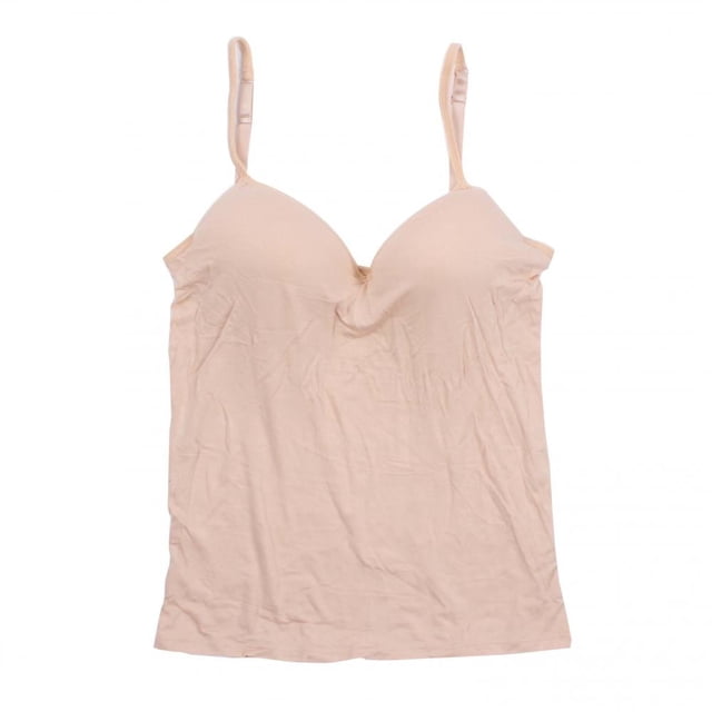 Wuffmeow Camisole en Coton Extensible pour Femmes avec Soutien-Gorge Intégré