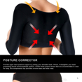 thumbnail image 4 of Lady Jeneva Gaine-Bras pour Femmes, Correcteur de Posture, Noir XX-Grand, 4 of 11