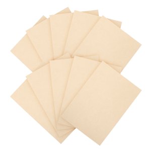 OULII 10Pcs Papier parchemin A4 Écriture de taille Impression Papier décoratif Vieille papeterie